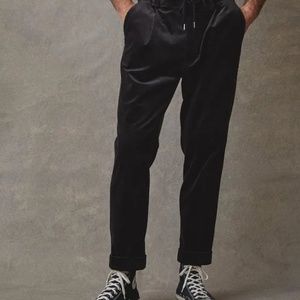 Todd Snyder - Italian Corduroy Madison Drawstring Trouser in Faded Black